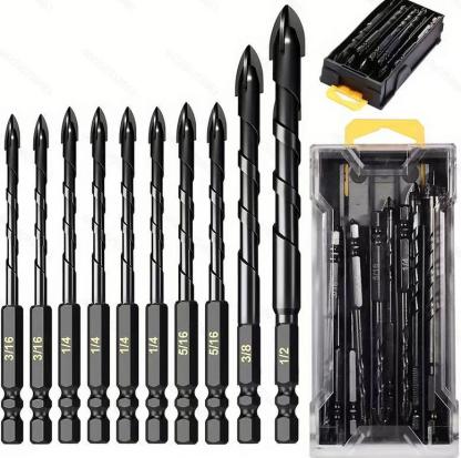 【Alleskönner】PowerDrill™ Präzisionsbohrer - Durch Stahl in nur 3 Sekunden!Saubere Kanten, keine Splitter!5x härter als herkömmliche Bohrer!