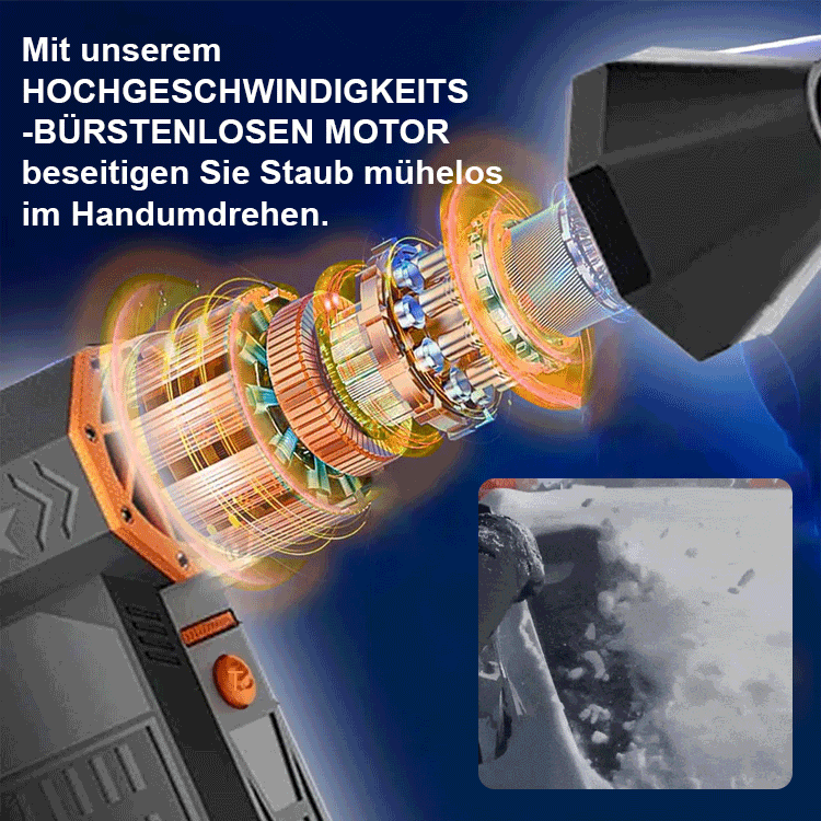 【Schneeräumung in 3 Sekunden, ohne Ihr Auto zu beschädigen🚗】Turbinenventilator zur Schneeräumung bei thermischen Stürmen🔥Schnee- und Staubentfernung, Wasserabgabe, Feuerentfachung, Aufblasen