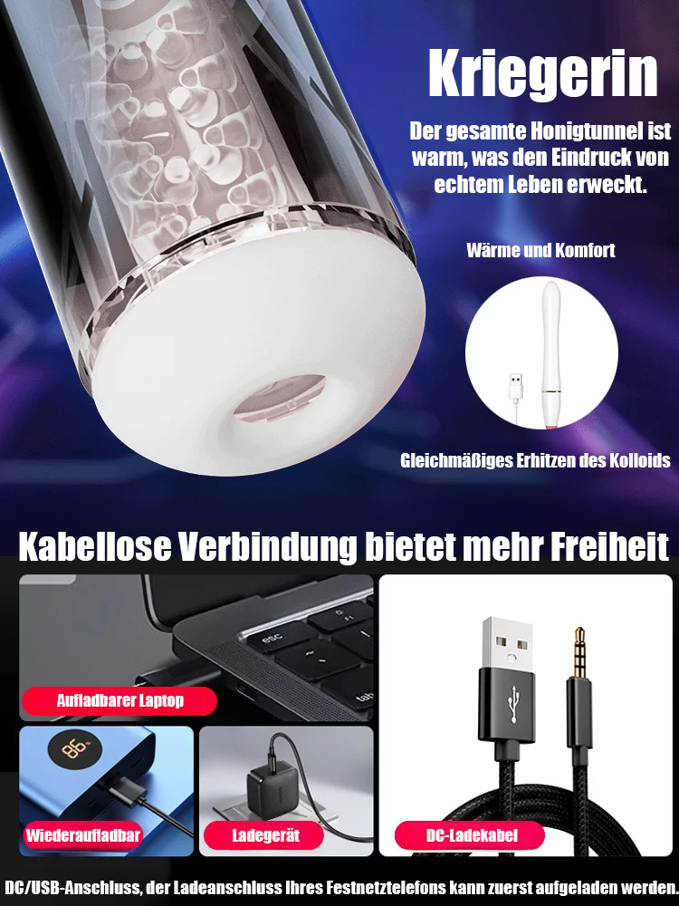 【Doppelte Stimulation】Vollautomatische Vibration, echte Sprachinteraktionserfahrung, mädchenhafte Enge, 50% Rabatt für ein neues Erlebnis