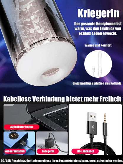 【Doppelte Stimulation】Vollautomatische Vibration, echte Sprachinteraktionserfahrung, mädchenhafte Enge, 50% Rabatt für ein neues Erlebnis