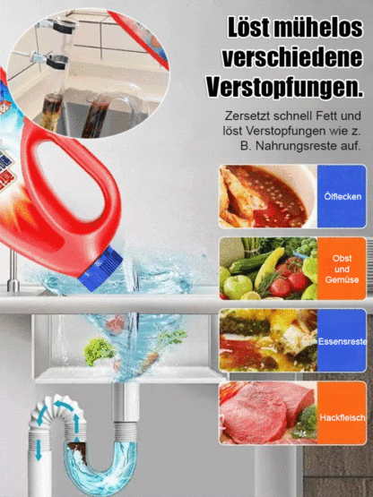 【In nur 3 Minuten frei!】Hochwirksames Rohrreiniger