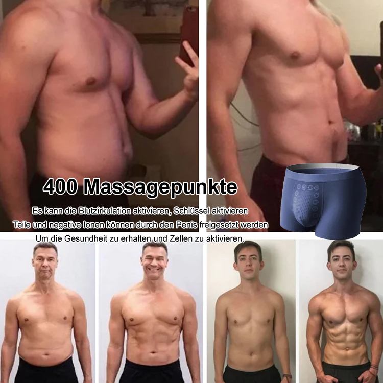 Herrenunterwäsche 🎉Empfohlen von Urologen · Entwickelt gemäß den Leitlinien der DGU 👍Natürliche Magnetmassage – bei fehlender Wirkung volle Rückerstattung!