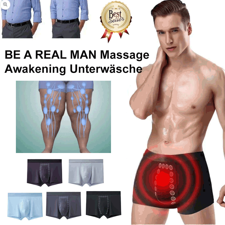 Herrenunterwäsche 🎉Empfohlen von Urologen · Entwickelt gemäß den Leitlinien der DGU 👍Natürliche Magnetmassage – bei fehlender Wirkung volle Rückerstattung!