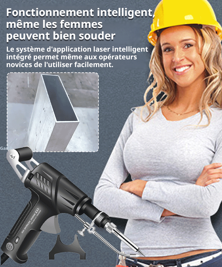 Outil de soudage laser industriel à chauffage interne