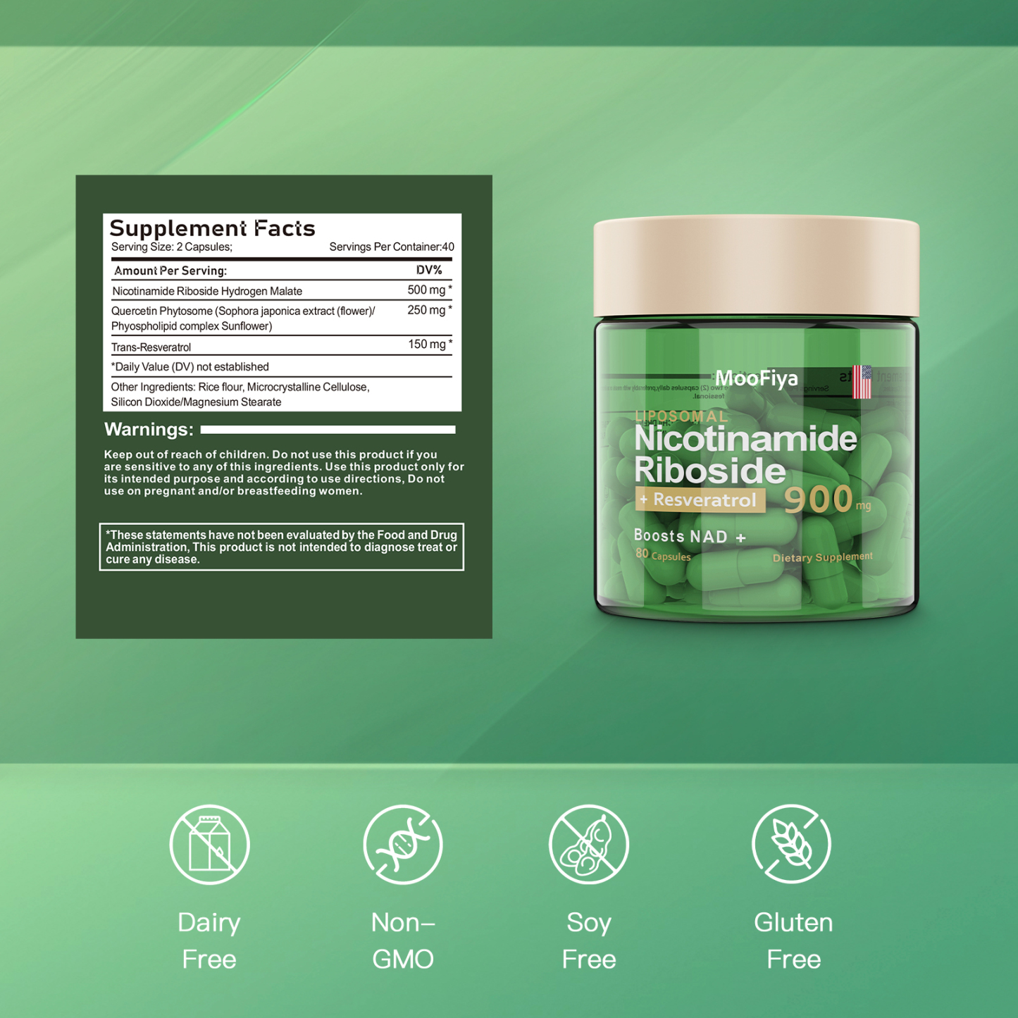 NaD+Resveratrol Supplement