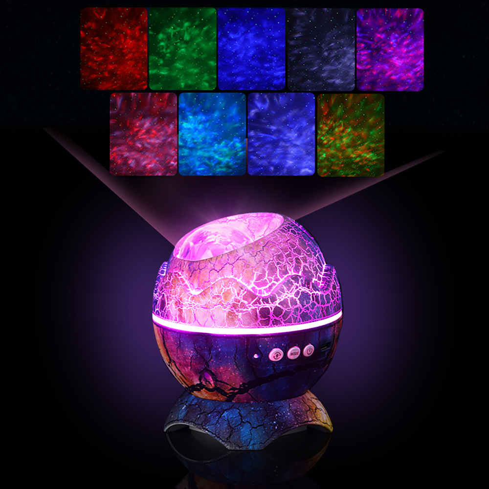 Star Projector Night Light（Dino-egg-inspired‌）