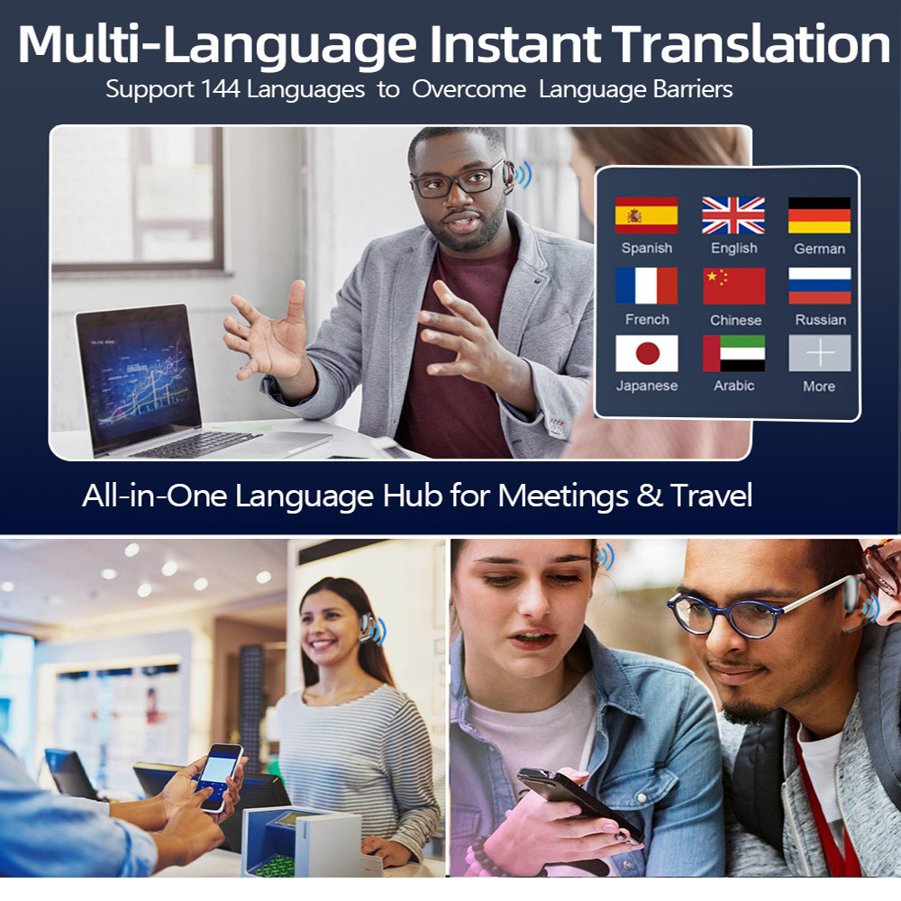 Ai translation bluetooth headset