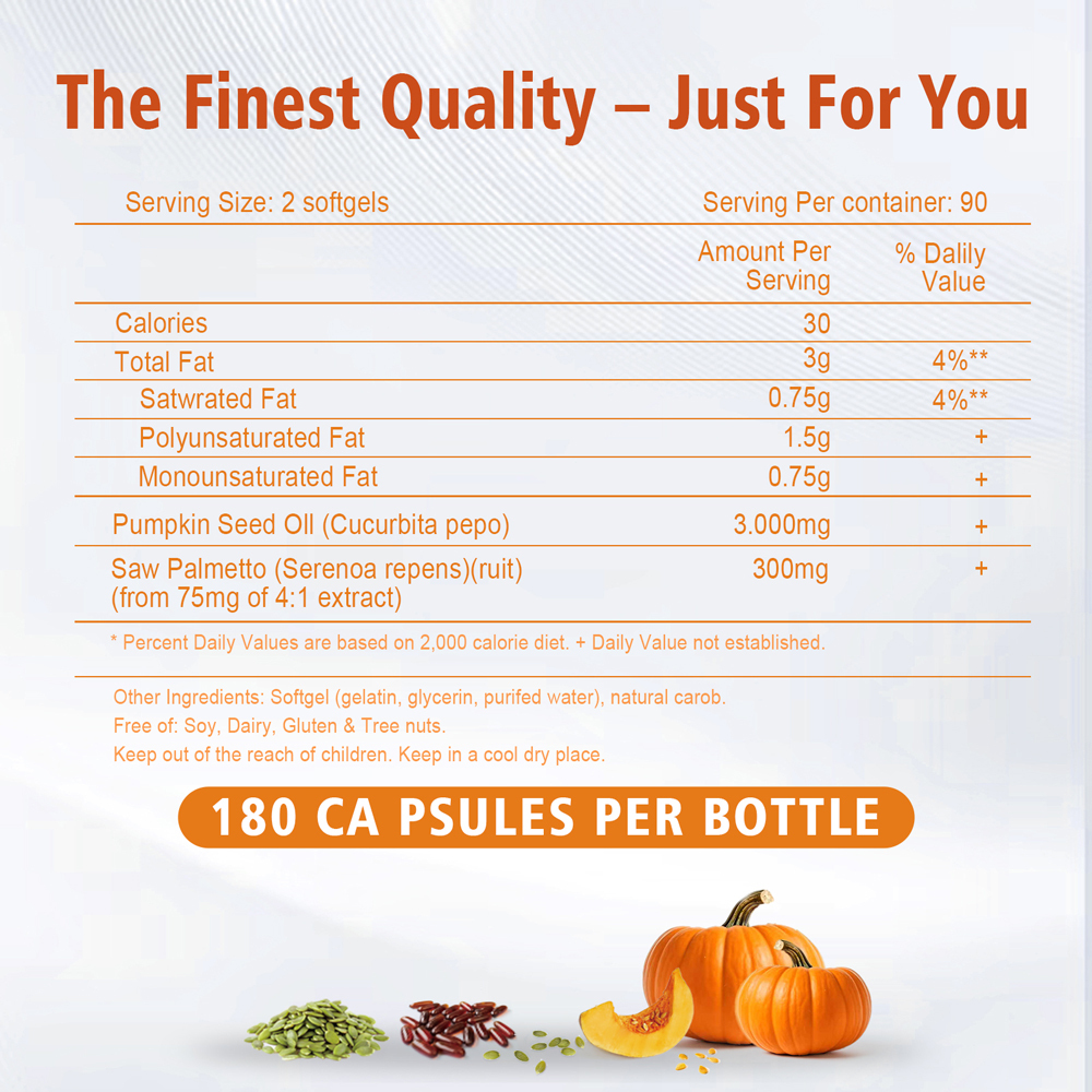 Pumpkin Seed Oil Softgels