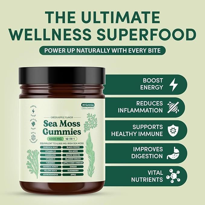 Sea Moss Gummies 16-in-1