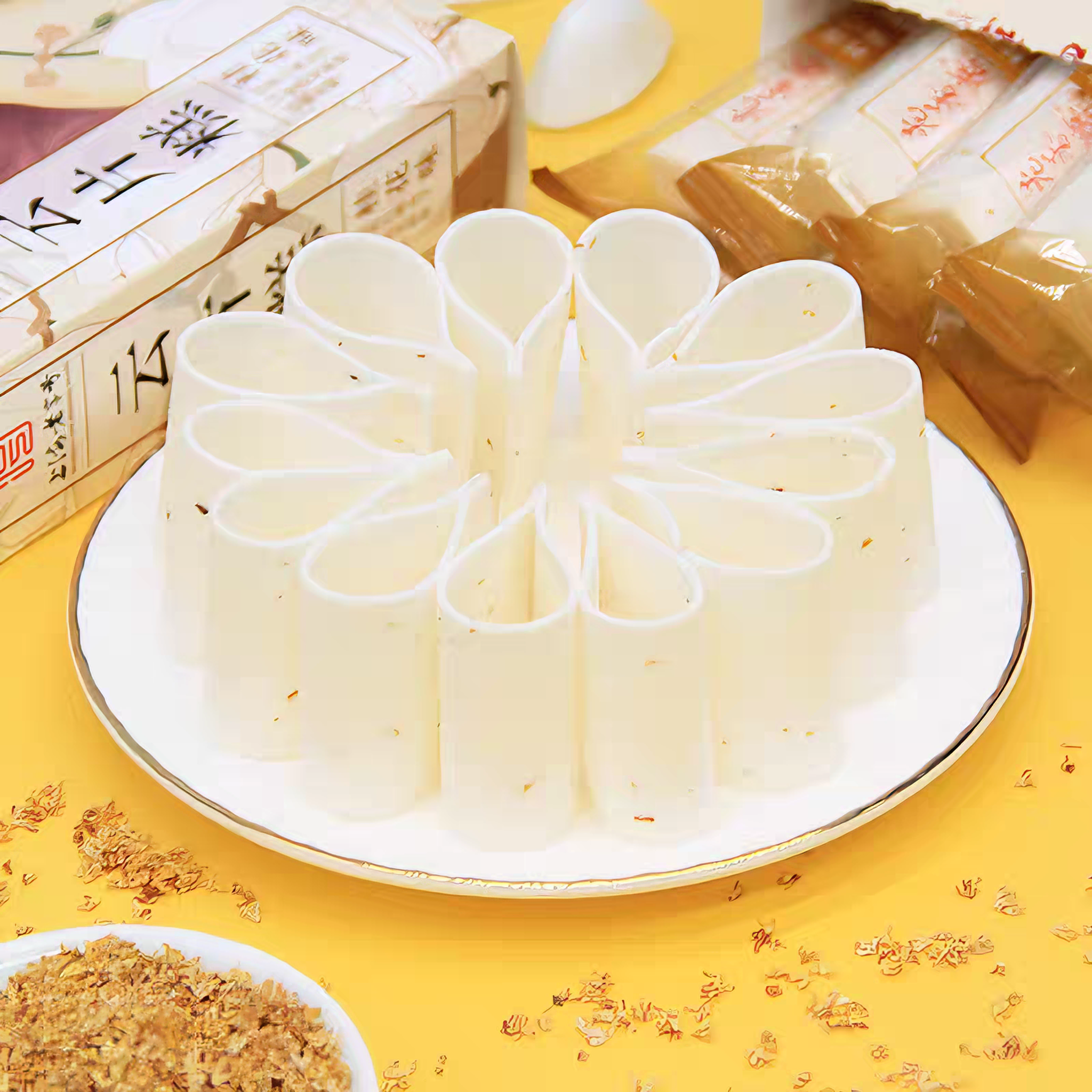 老香斋 云片糕桂花味  188克*1盒（5包）