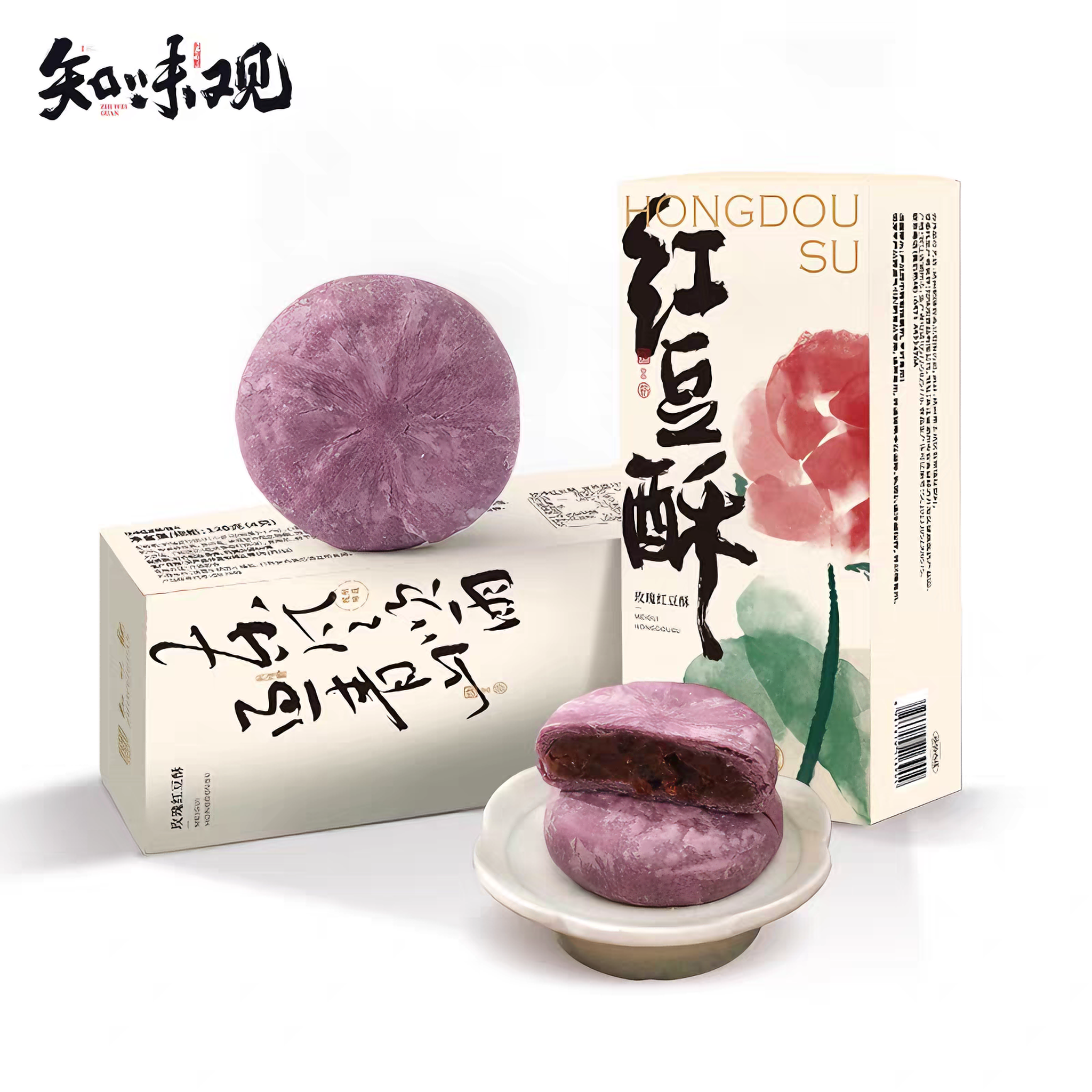 知味观 红豆酥 30克*4块