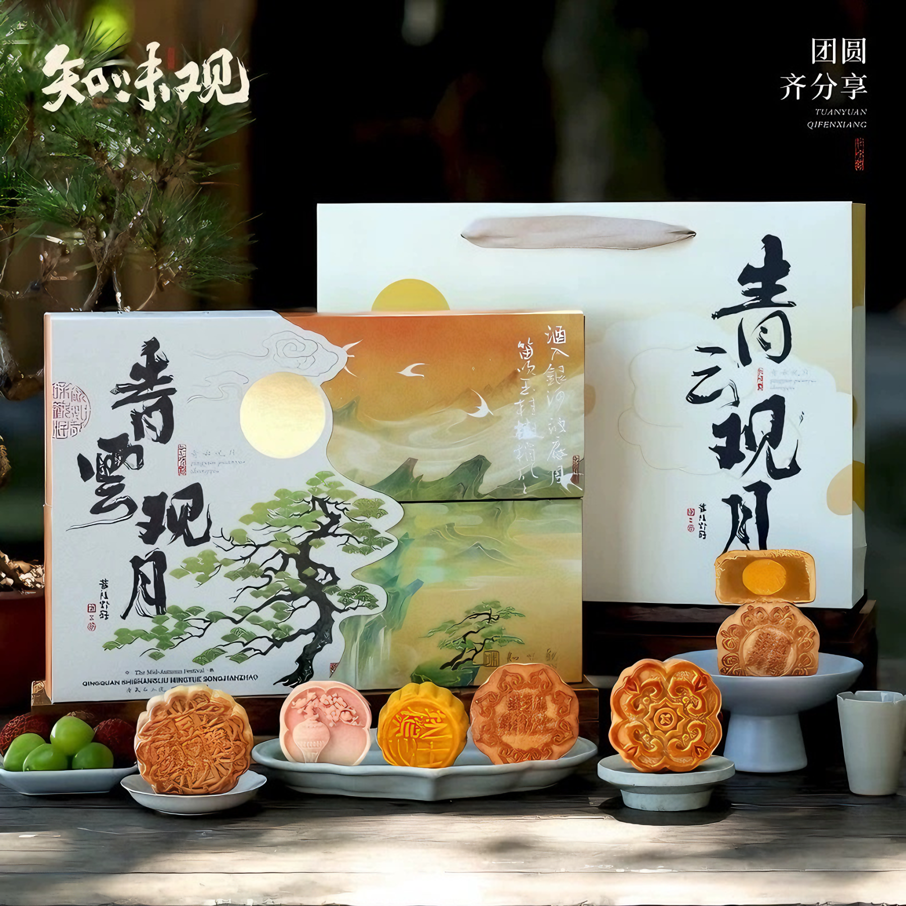 知味观 青云观月 6味6饼