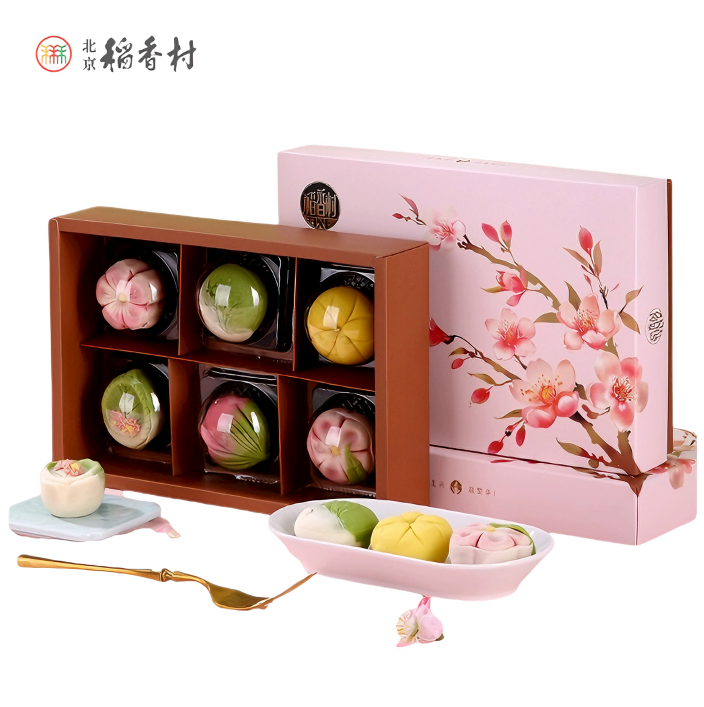 稻香村 春暖花开糕点礼盒 6味6饼