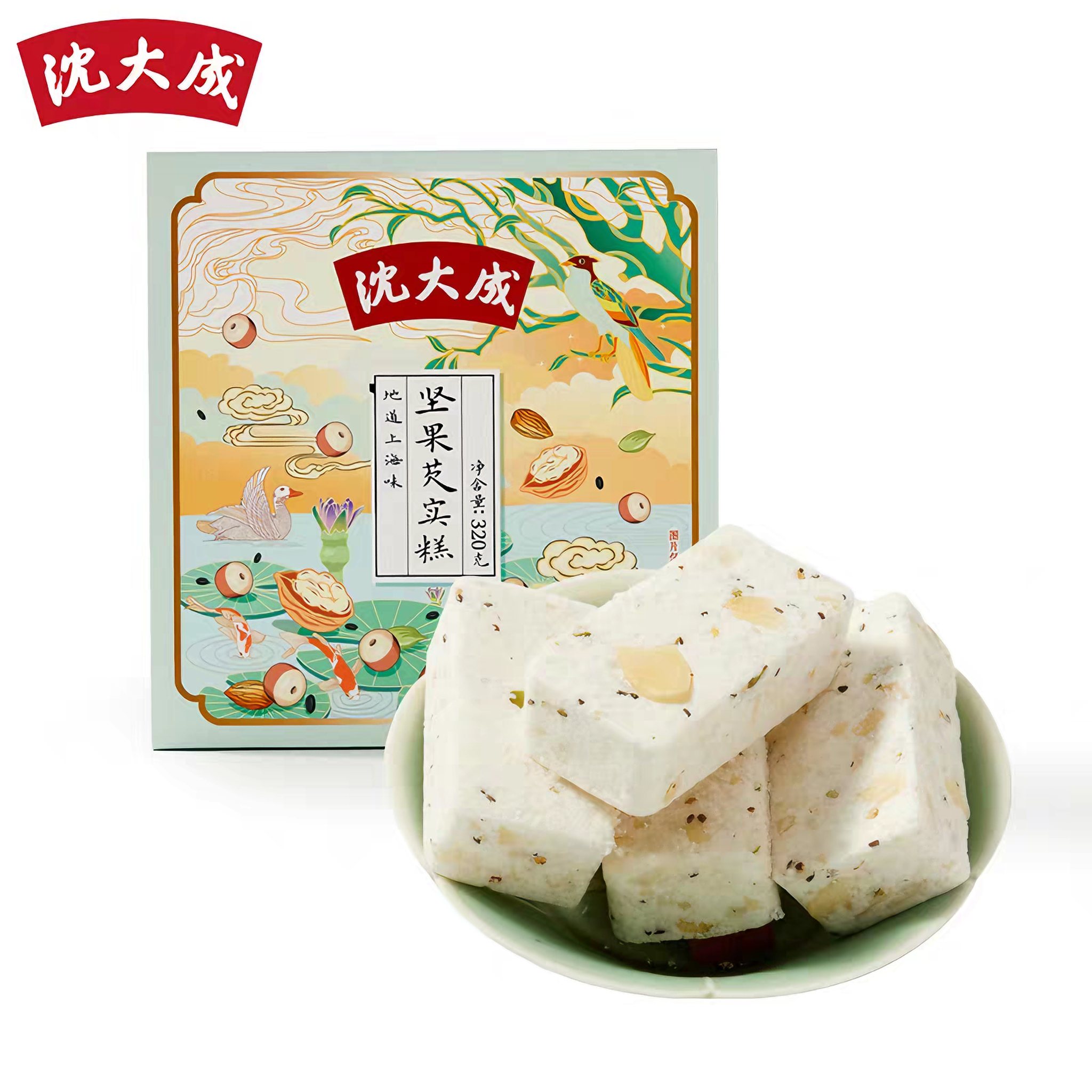 沈大成 坚果芡实糕 320克（含8袋）