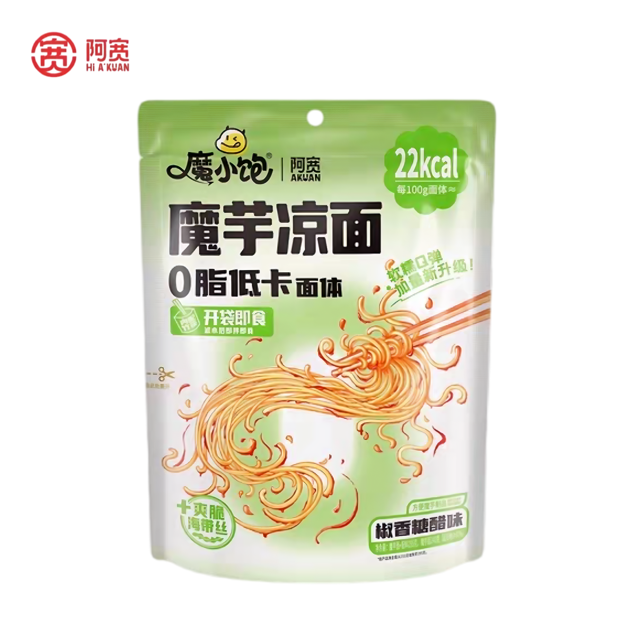 阿宽 魔芋凉面 酸甜清爽 295克*1袋