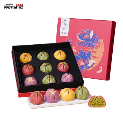 南宋胡记 荷花酥 酥脆香甜 1盒4味