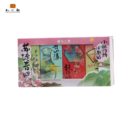 知味观 苏堤春晓糕点礼盒 清新雅致 410克*1盒
