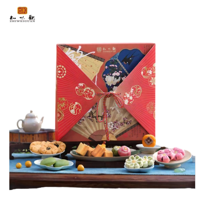 知味观 知味繁花记糕点礼盒 松软香甜 10味16饼