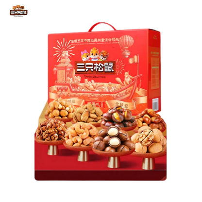 三只松鼠 金秋送福礼盒 口味丰富 1盒