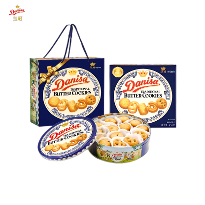 皇冠 曲奇饼干礼盒 香醇酥脆 454克*1盒