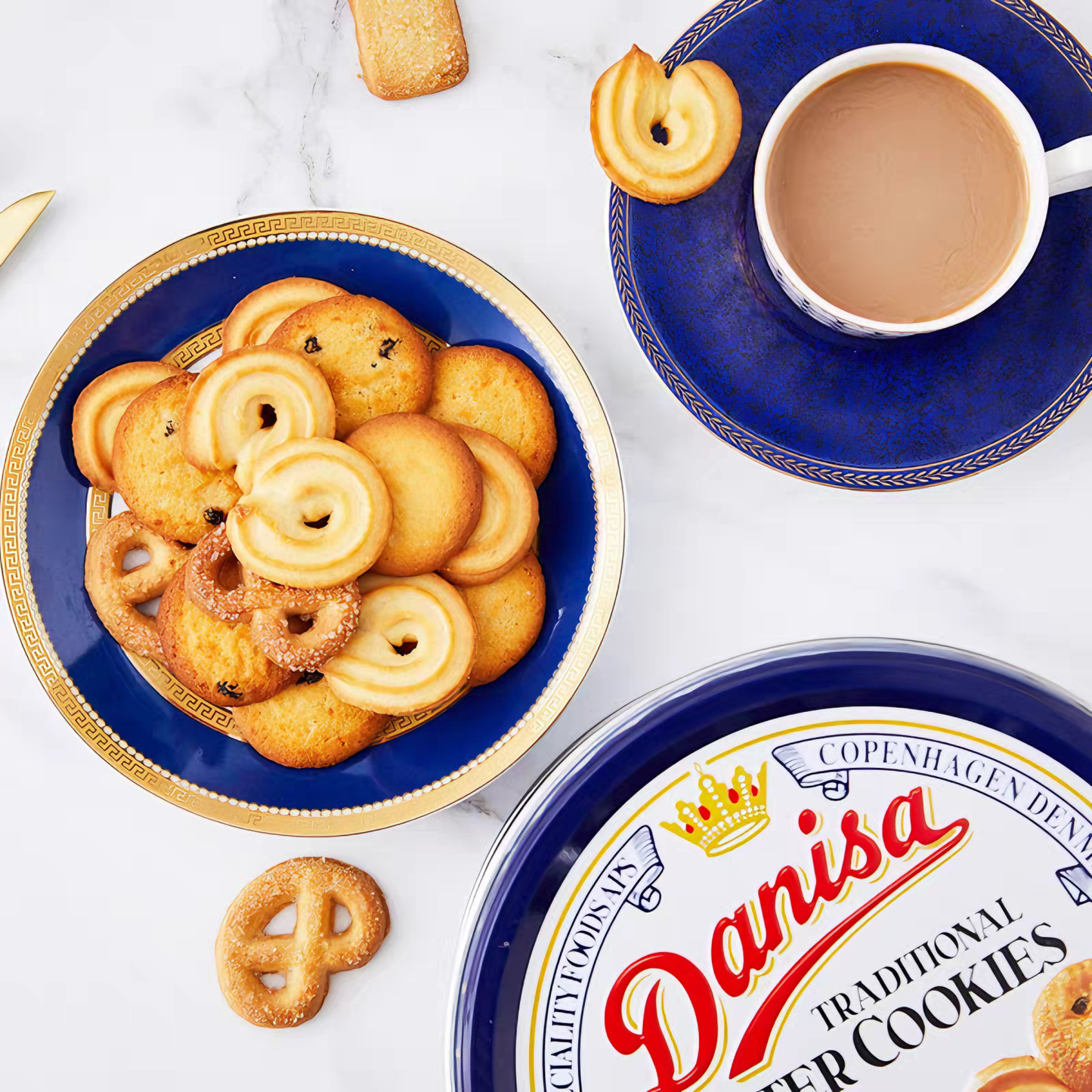 皇冠 曲奇饼干礼盒 香醇酥脆 454克*1盒