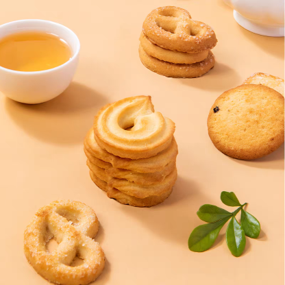 皇冠 曲奇饼干礼盒 香醇酥脆 454克*1盒