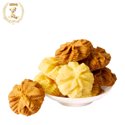 珍妮 双味曲奇饼干礼盒 浓醇酥脆 220克*1盒