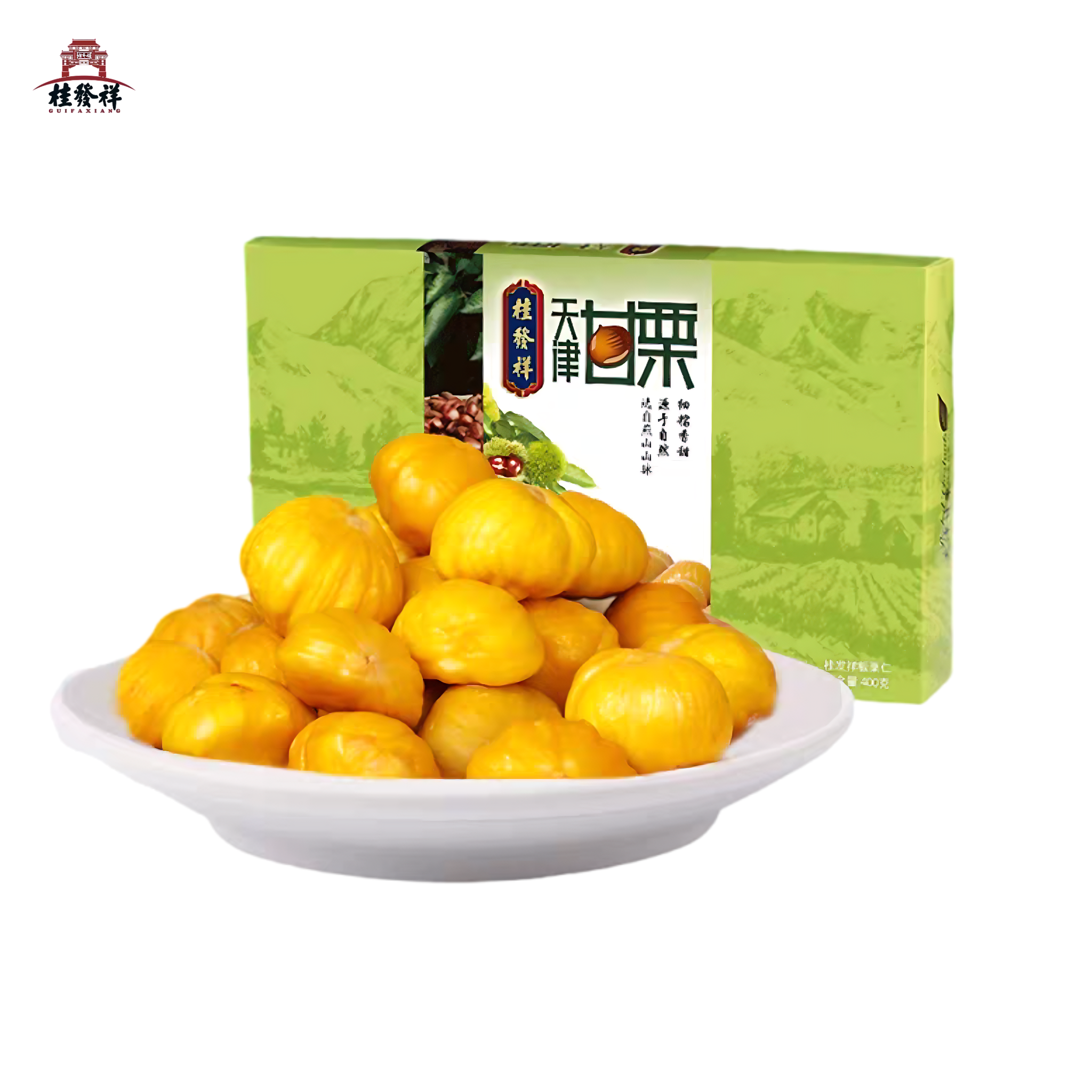 桂发祥十八街 甘栗仁礼盒 甘甜自然 400克*1盒