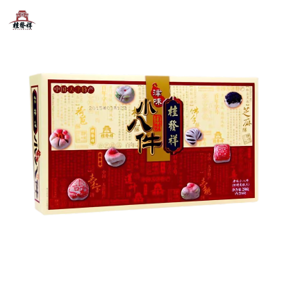 桂发祥十八街 津味小八件礼盒 酥软香甜 250克*1盒