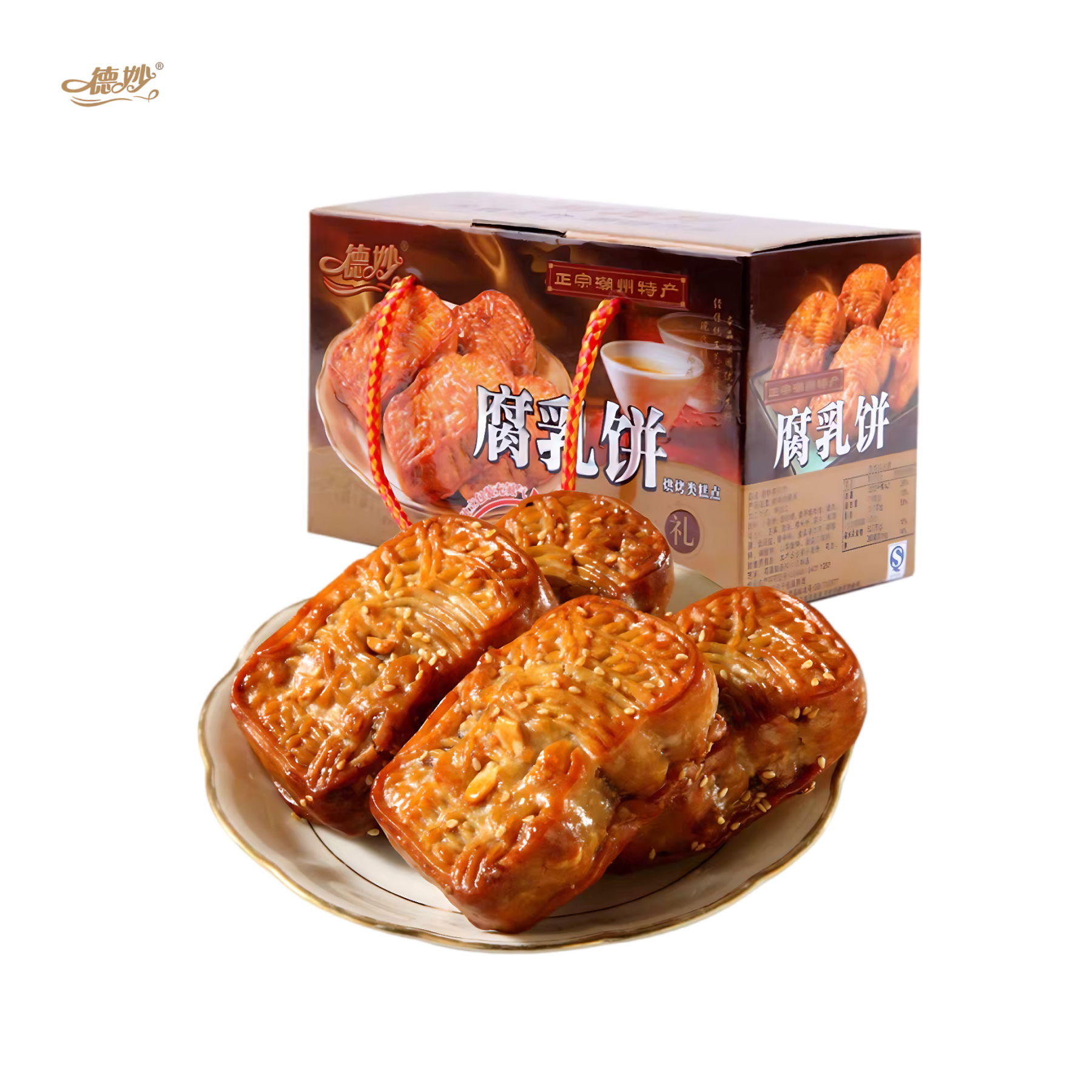 德妙 腐乳饼 咸香醇厚 160克*1盒