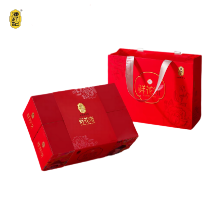 潘祥记 鲜花饼什锦礼盒 酥脆清甜 500克*1盒