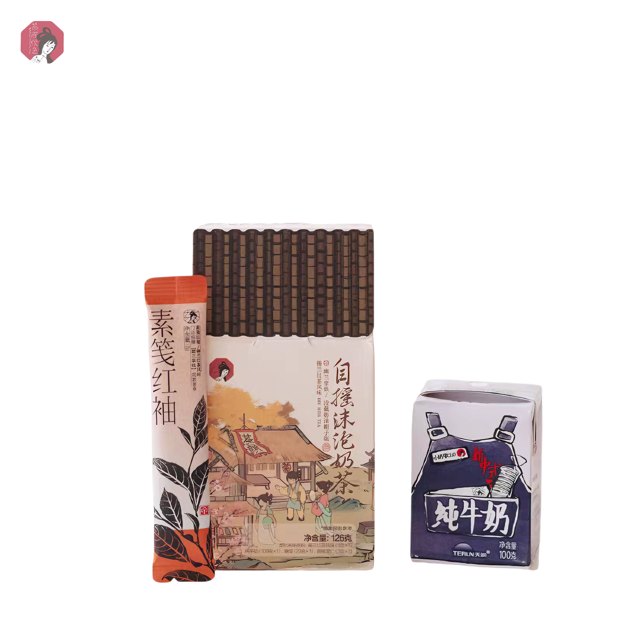 茶颜悦色 自摇奶茶 幽兰拿铁 126克*1盒