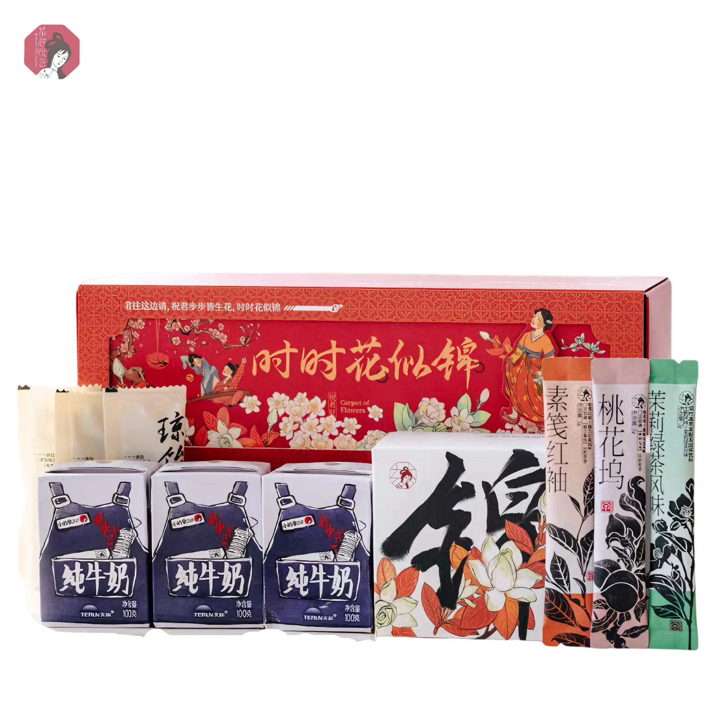 茶颜悦色 奶茶礼盒装 香浓丝滑 372克*1盒