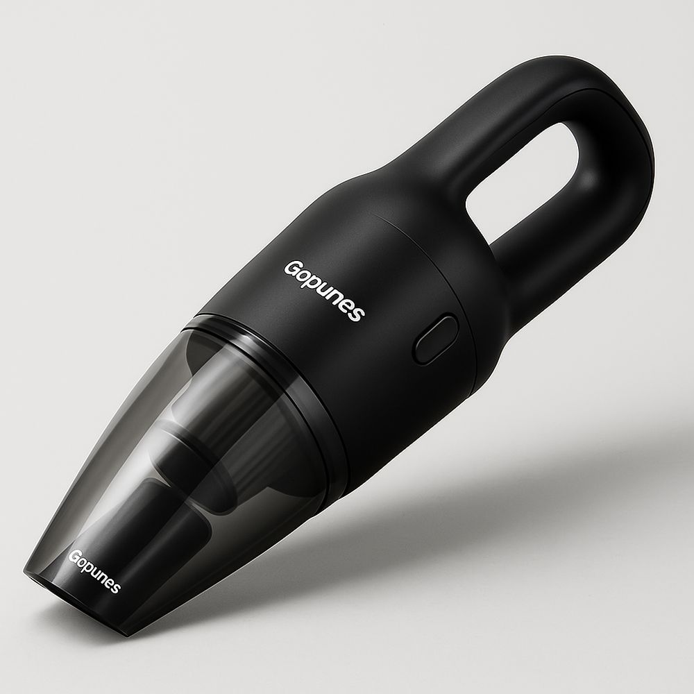 Aspirateur Sans Fil Noir, Portable et Haute Puissance