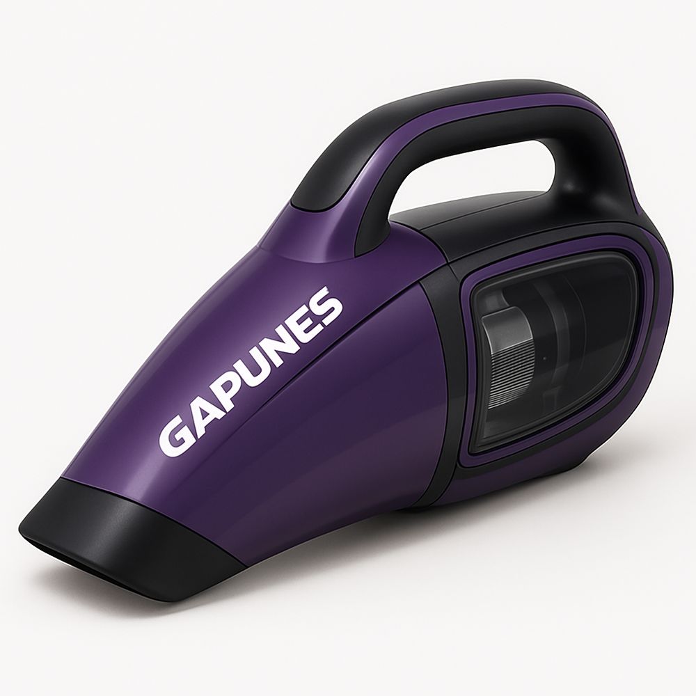 Aspirateur à main sans fil violet, portable