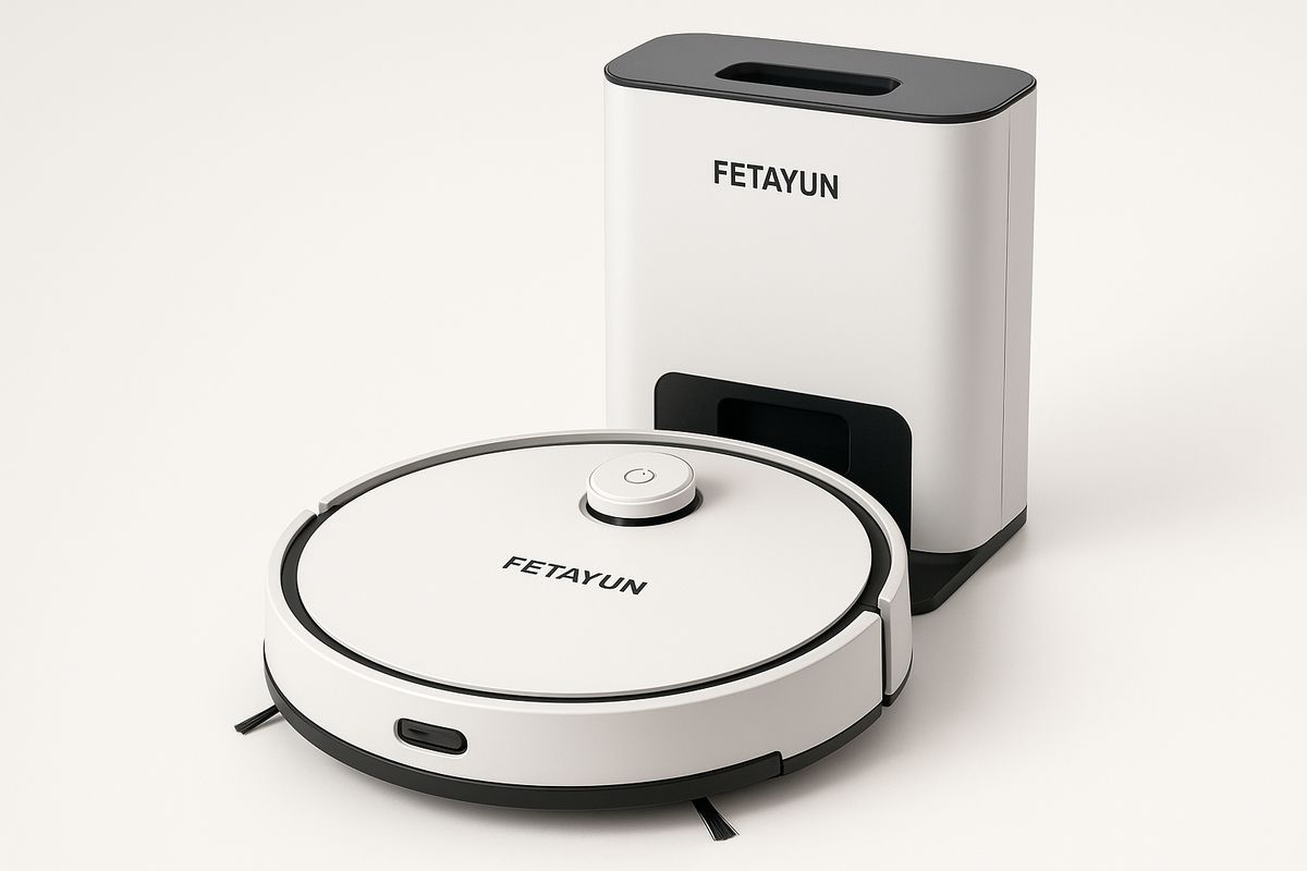 Saugroboter mit Station Weiß/Schwarz Automatische Navigation