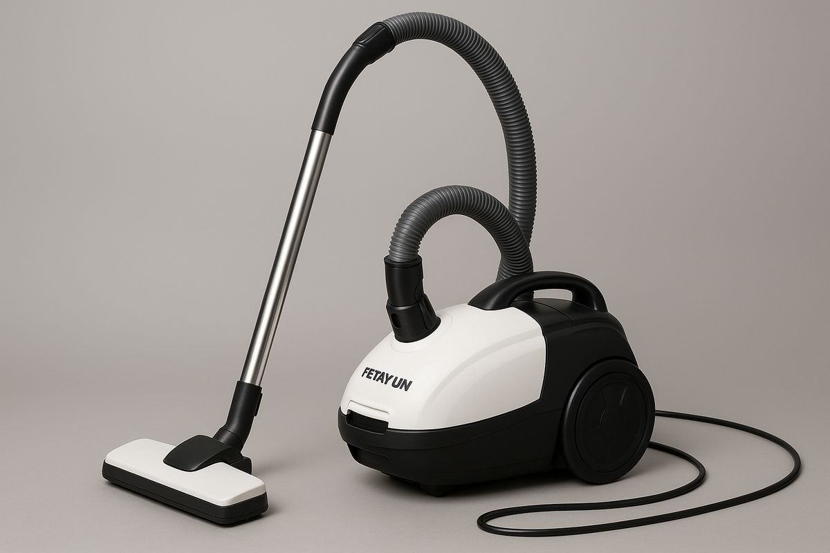 Staubsauger Bodenstaubsauger Schwarz/Weiß mit Kabel