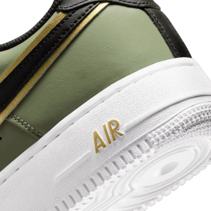 Nike Air Force 1 Low '07 LV8 Double Swoosh Olive Gold Black