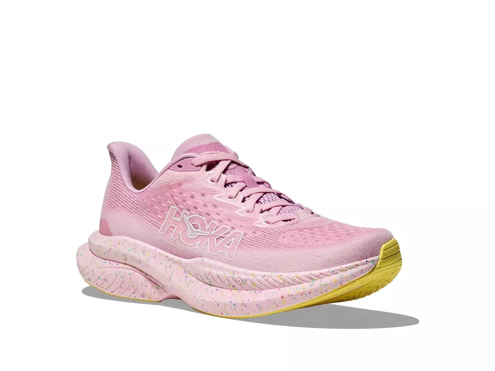 Women's HOKA ONE ONE mach 6 Pink Twilight Lemonade