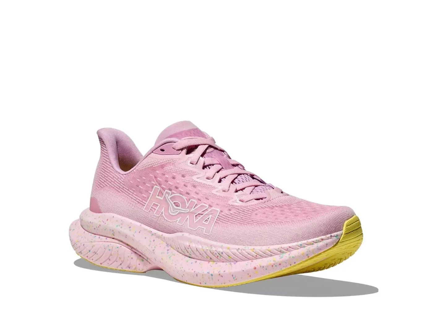 Women's HOKA ONE ONE mach 6 Pink Twilight Lemonade