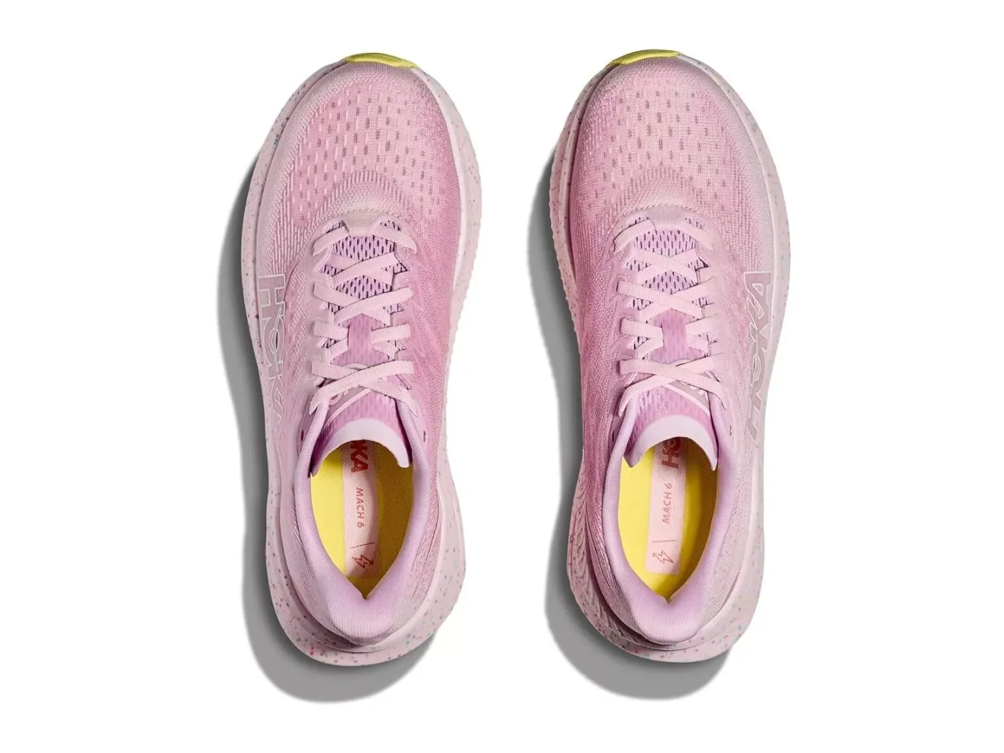 Women's HOKA ONE ONE mach 6 Pink Twilight Lemonade