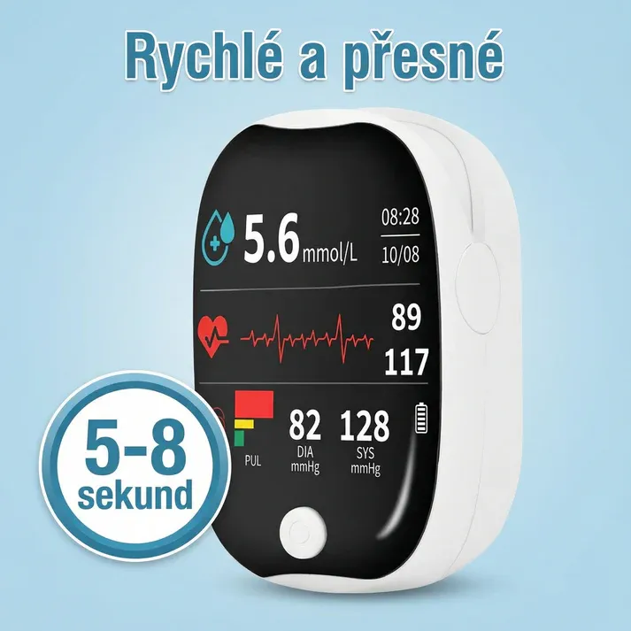 【🔥Kupte 1 a získejte 1 zdarma🔥】Laserový glukometr Clinclii™ GlucoSense