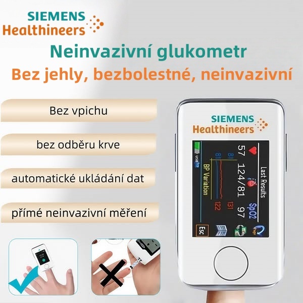 🌈 Siemens – průlomová inovace: Bezbolestný a inteligentní glukometr, který vám vrací svobodu a klid!