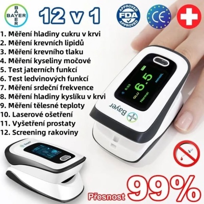 💖 Bayer – revoluční bezbolestný a neinvazivní glukometr pro přesné a pohodlné měření cukru kdykoli a kdekoli