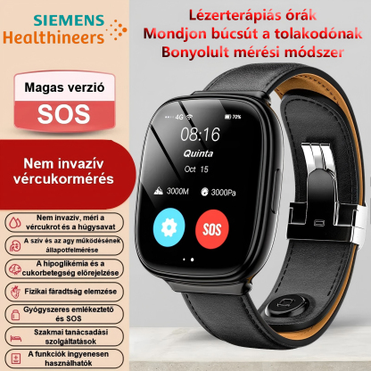 Siemens nagy pontosságú, nem invazív vércukormérő lézerterápiás óra