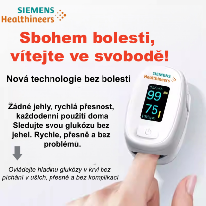 Proč se dál trápit s jehlami, když existuje bezbolestná alternativa? Otestujte si glukózu snadno, rychle a 100% neinvazivně.