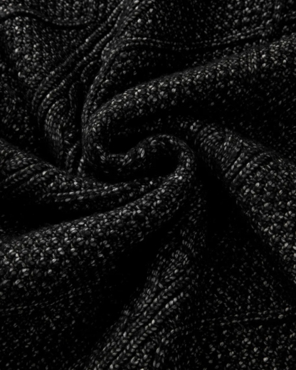 Round Neck Long Sleeve Drop Shoulder Pullover Sweater Casual Loose Fit Cable Knit Mid-length Sweater