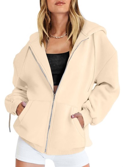 2025 Winter Womens Zip Up Hoodies Oversized Sweatshirts(Buy 2 Free Shipping)