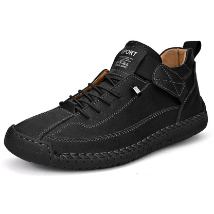 Men's Leather Mid-Top Martin Boots