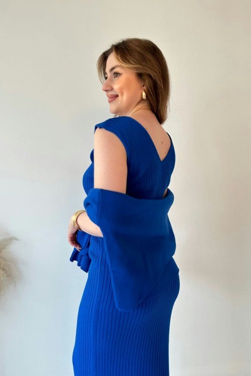 Short Sweater Knit Dress Set